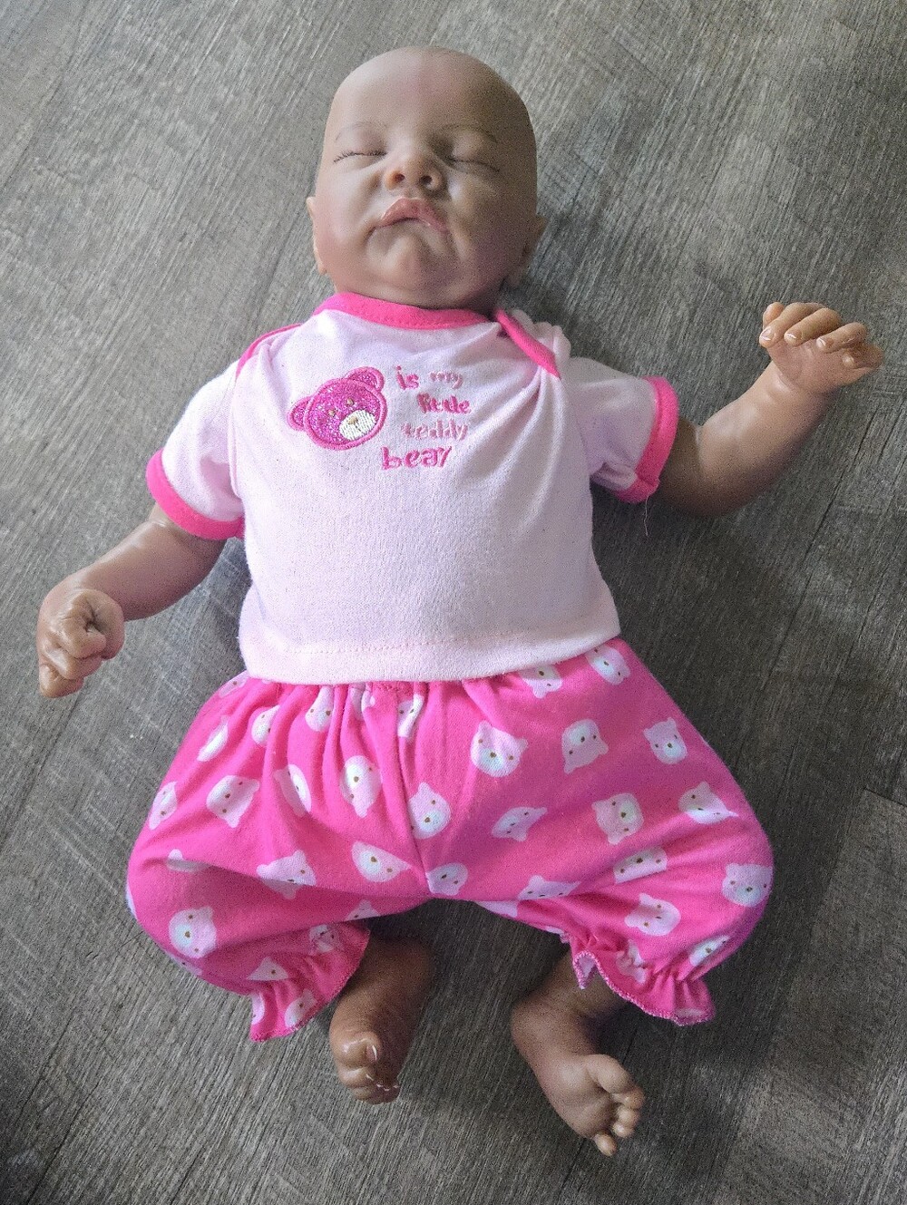 Aori Lifelike Reborn Black Baby Girl Doll 15-Inch Realistic African American